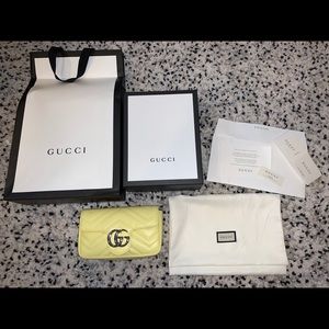 Gucci super Mini GG Matelasse Mamont Crossbody